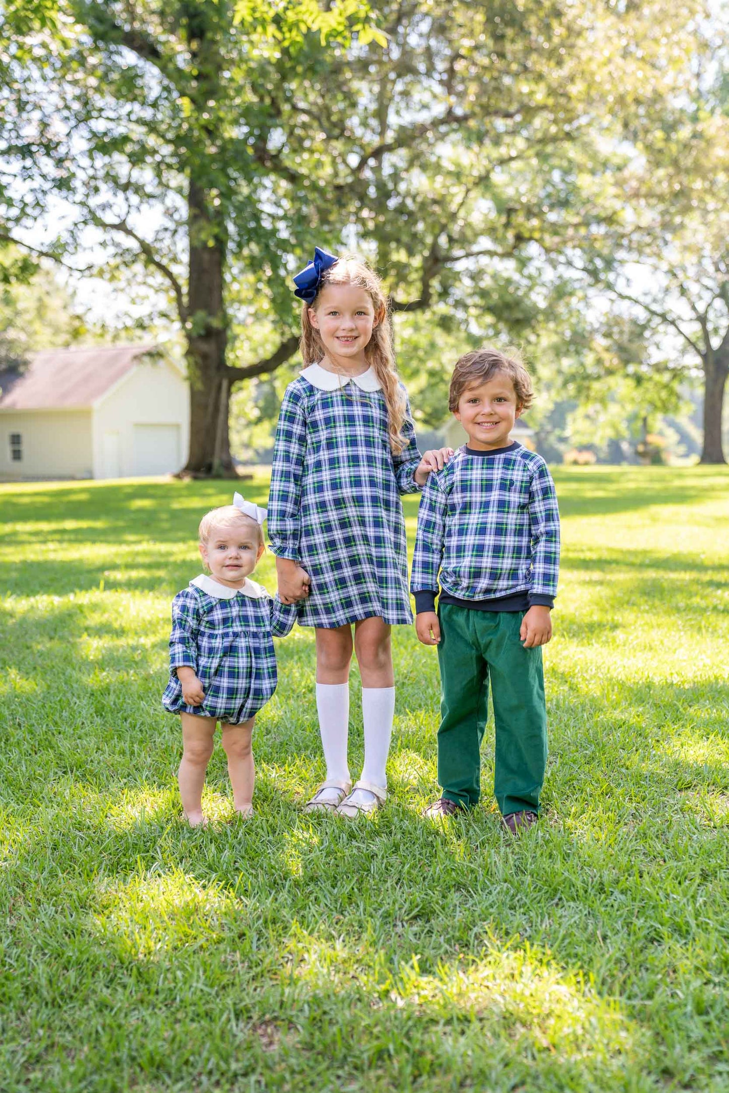 Boys Preppy Plaid Pants