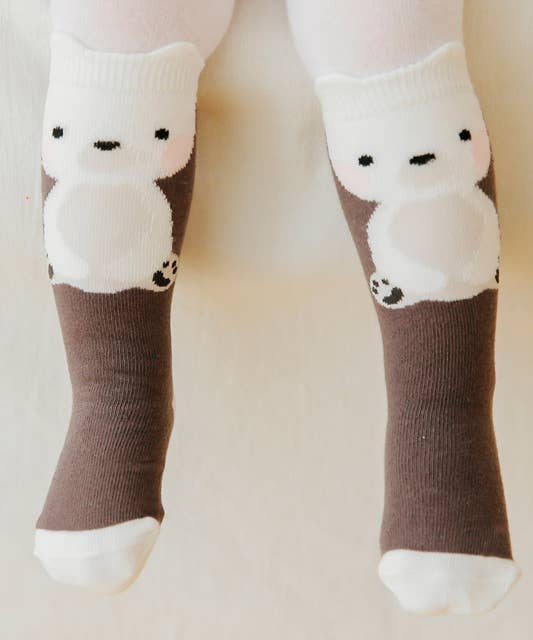 Polar Bear Knee Socks