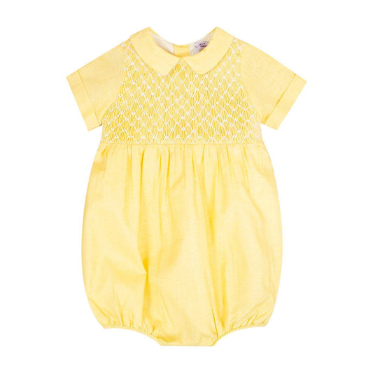 Yellow Baby Boy Romper