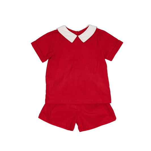 Reddington Red Cord Short Set