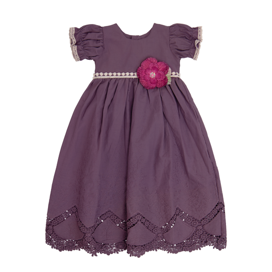 Violet Field Baby Gown