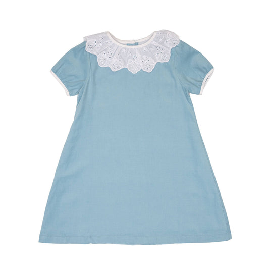 Elizabeth Medium Blue Bow Dress