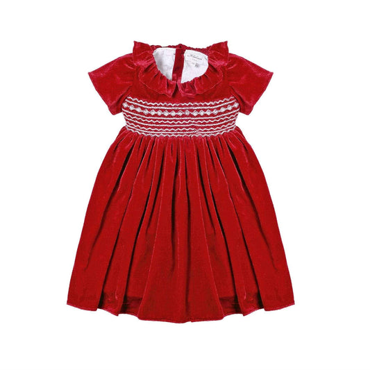 Velvet Rouge Smocked Dress