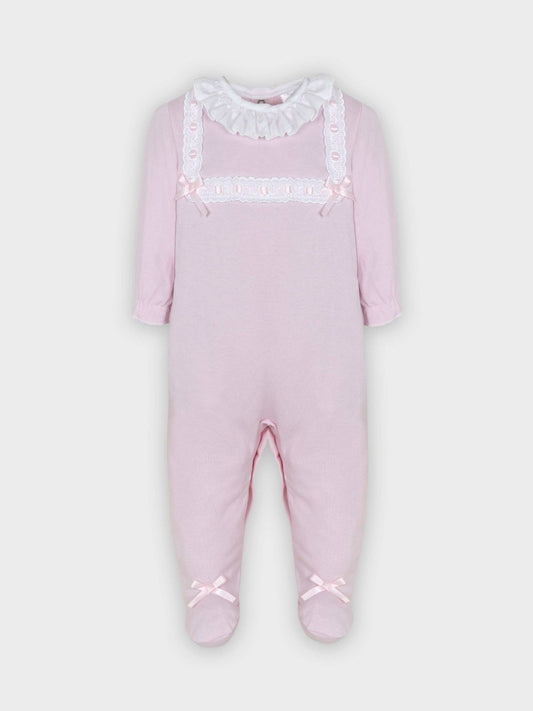 Classic Pink Baby Footie